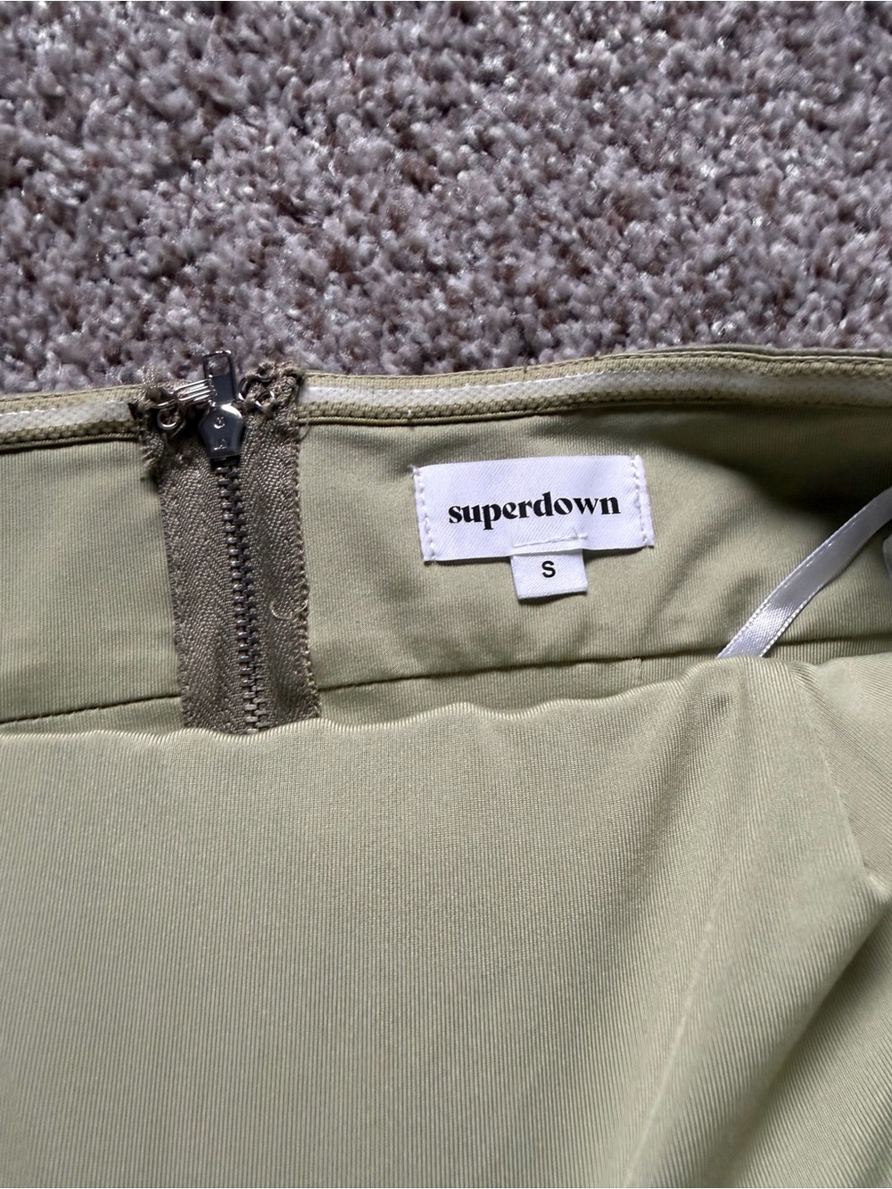 Superdown Green Strapless Top - Picture 2 of 3